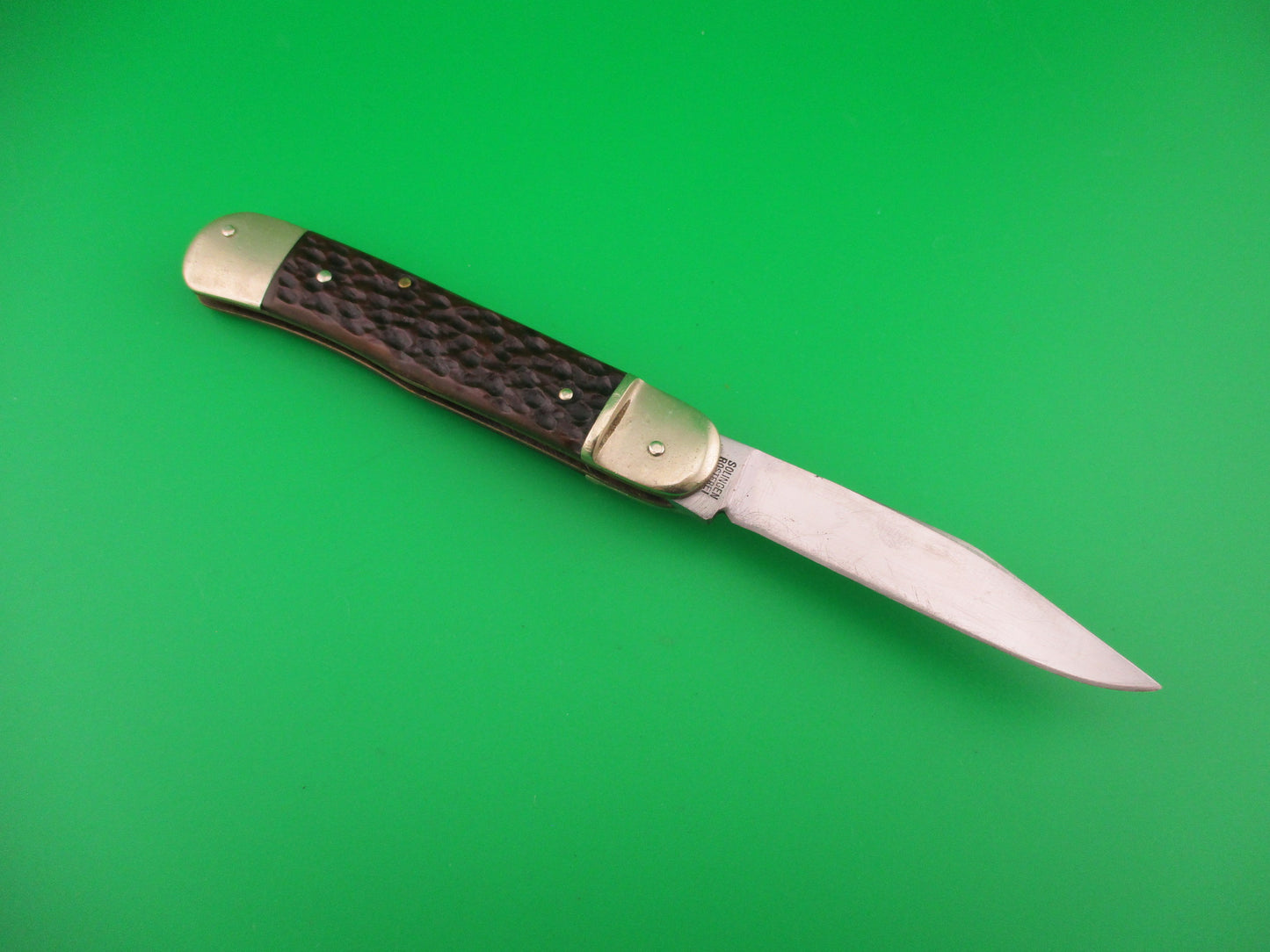C.Lutters & CIE Solingen LOEWEN MESSER Lion 10cm German Lever switchblade