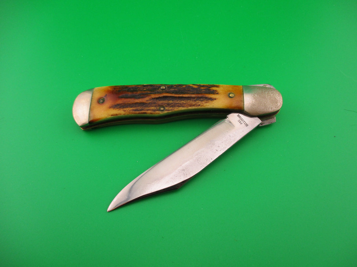 Aerial AC MFG Co Marinette, WIS Stag Lever K112 switchblade knife