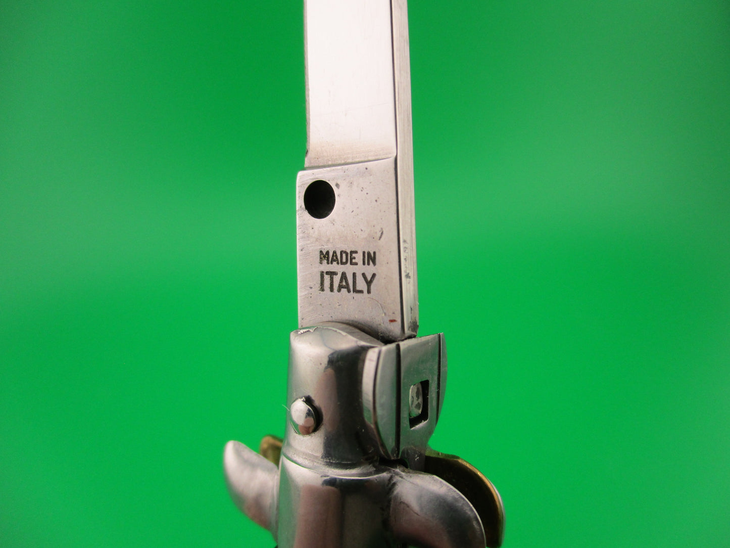 MADE IN ITALY 12cm Italian Swivel bolster Mini Stiletto automatic knife