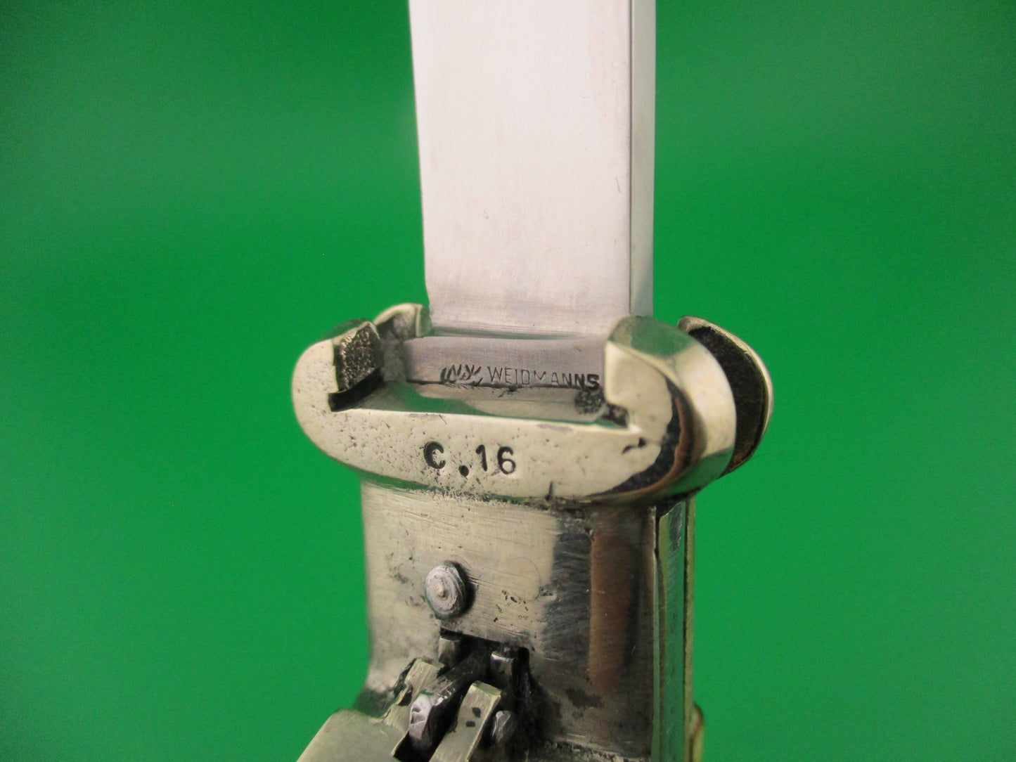 WEIDMANNS HEIL SOLINGEN GERMANY 11cm German Lever Shell Puller Stag Johnny Cade