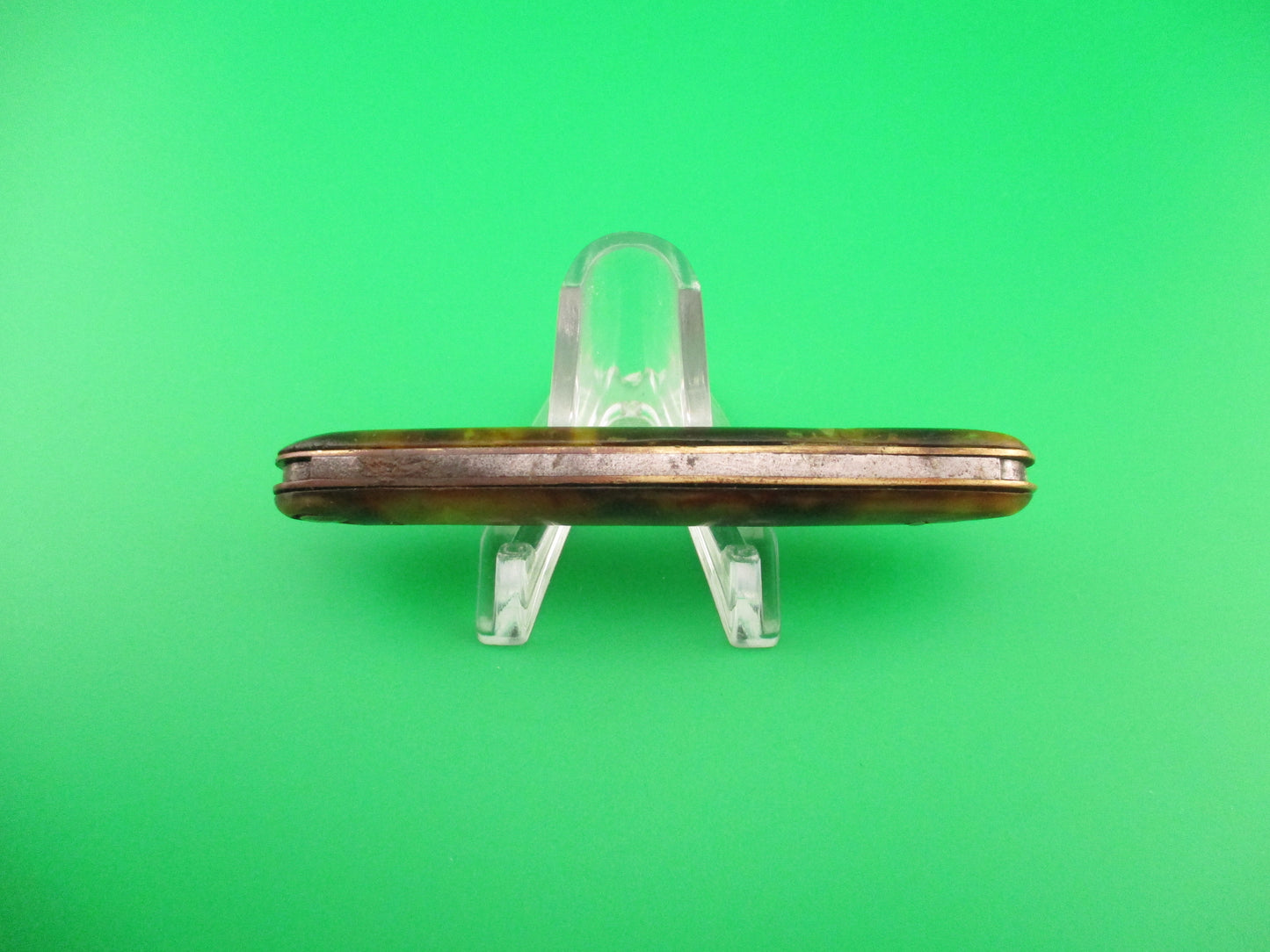 Press Button Knife Co #102 medium double Tortoise celluloid automatic knife