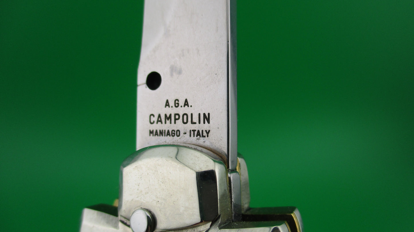 AGA CAMPOLIN 28cm Italian Maltese crossguard automatic knife