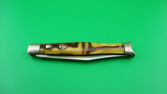 KEEN KUTTER #KS102 Fishtail Butter & Molasses Switchblade knife by Schrade