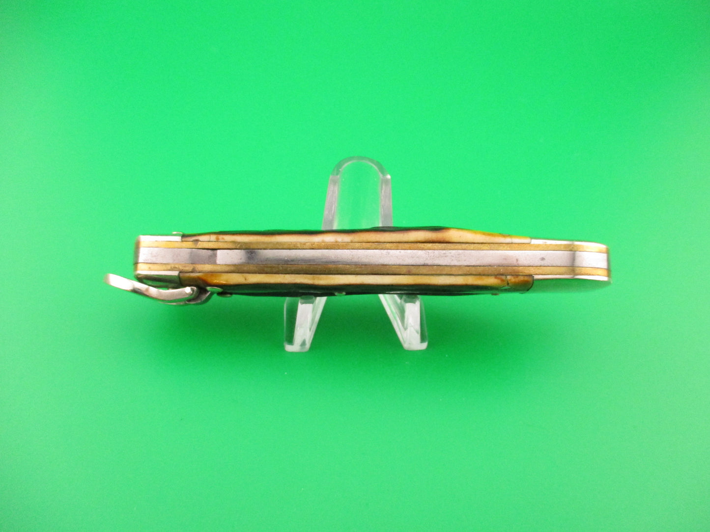 UNION CUT CO OLEAN NY USA Antique Teardrop Lever automatic knife nice
