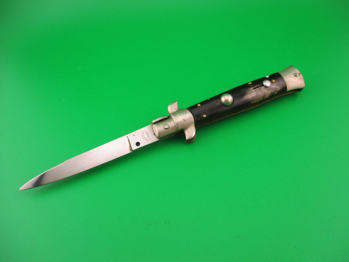 M ITALY INOX 18cm Italian Transitional stiletto 1960s automatic knife