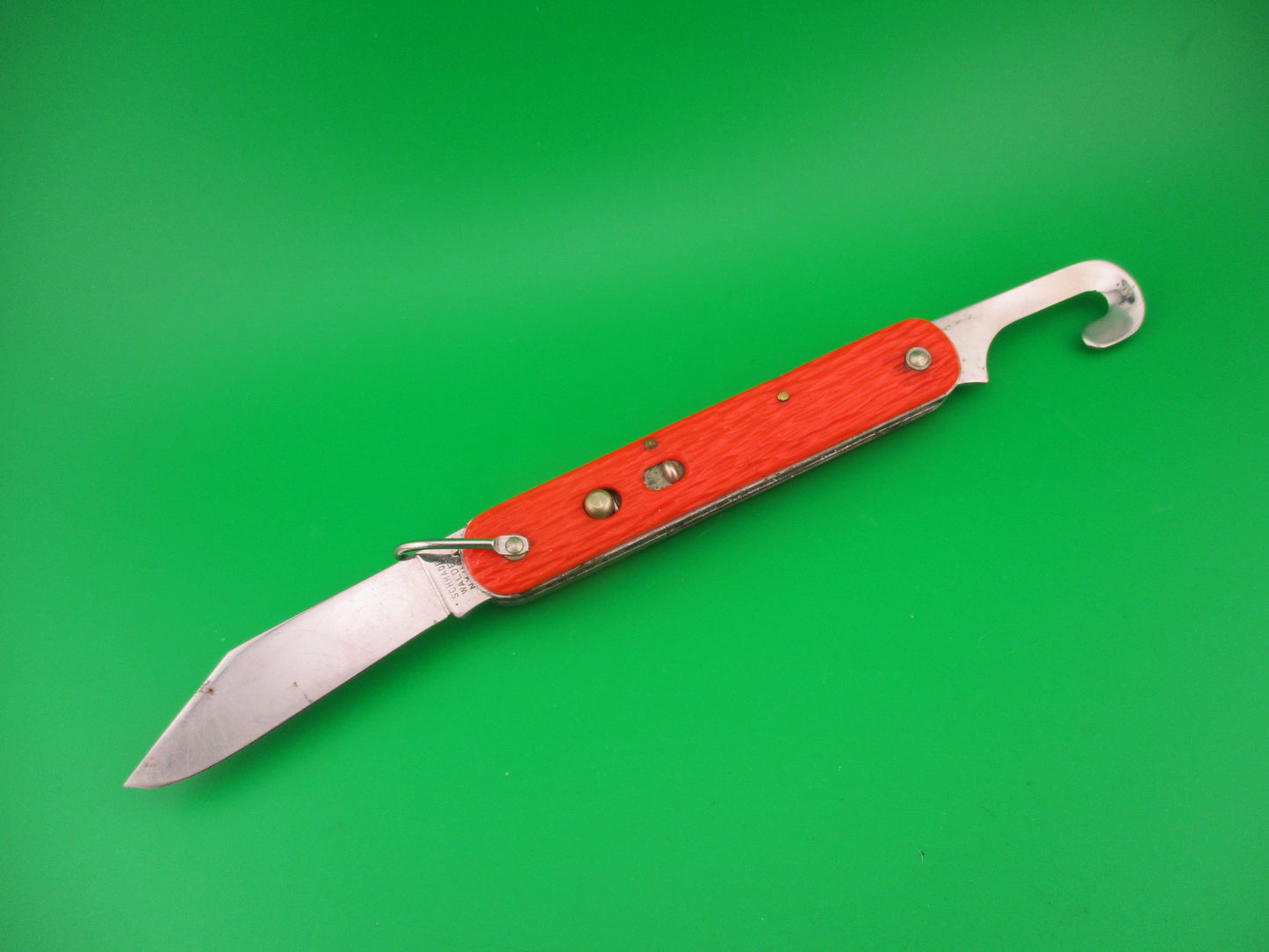 Schrade Walden vintage MC1 Orange military paratrooper switchblade