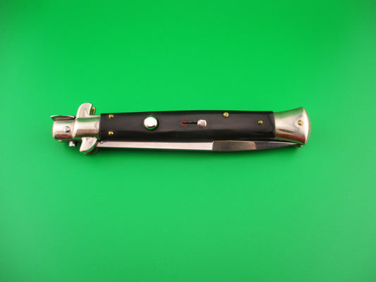 Walts LATAMA 28cm Italian Flat Guard Picklock RAVEN Red dot 5mm automatic knife