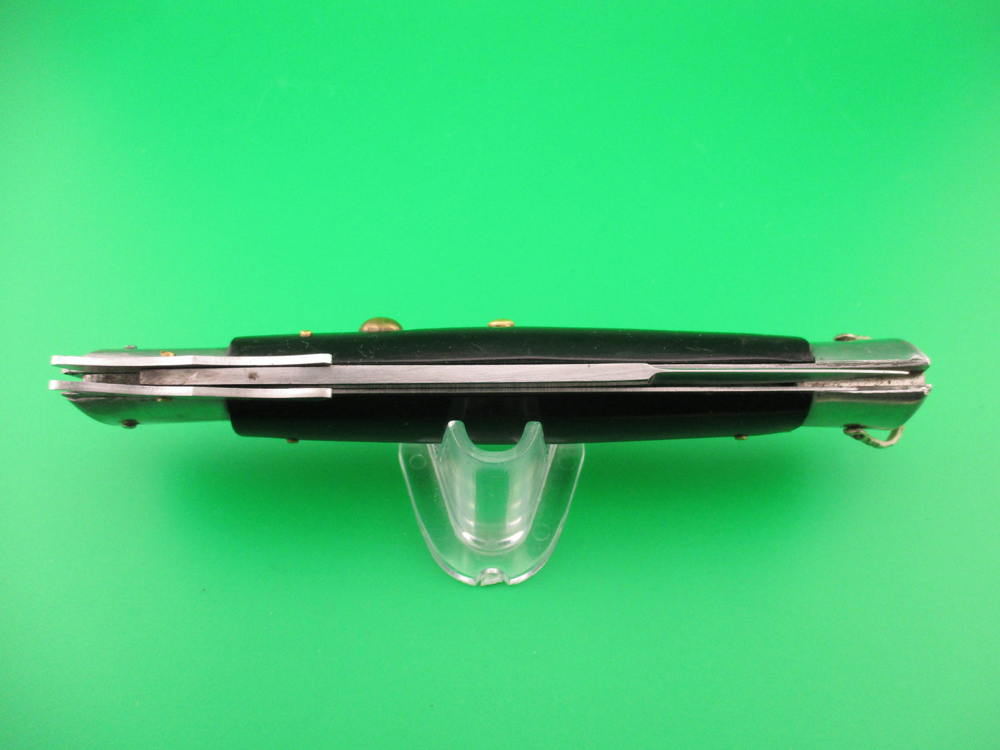 Rizzuto Estileto Milano 28cm Japanese Batwing Swing guard Black vintage automatic knife