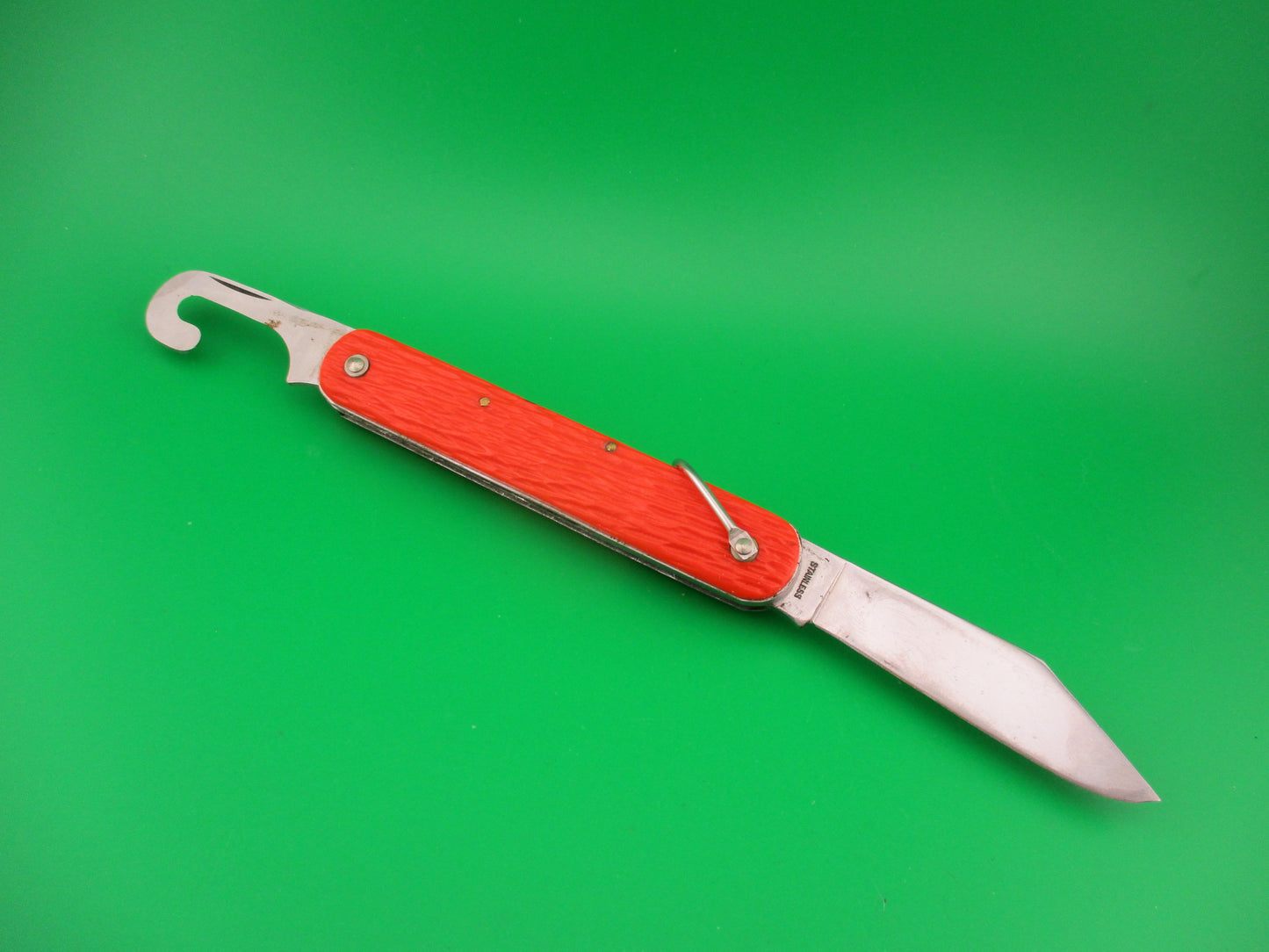 Schrade Walden vintage MC1 Orange military paratrooper switchblade