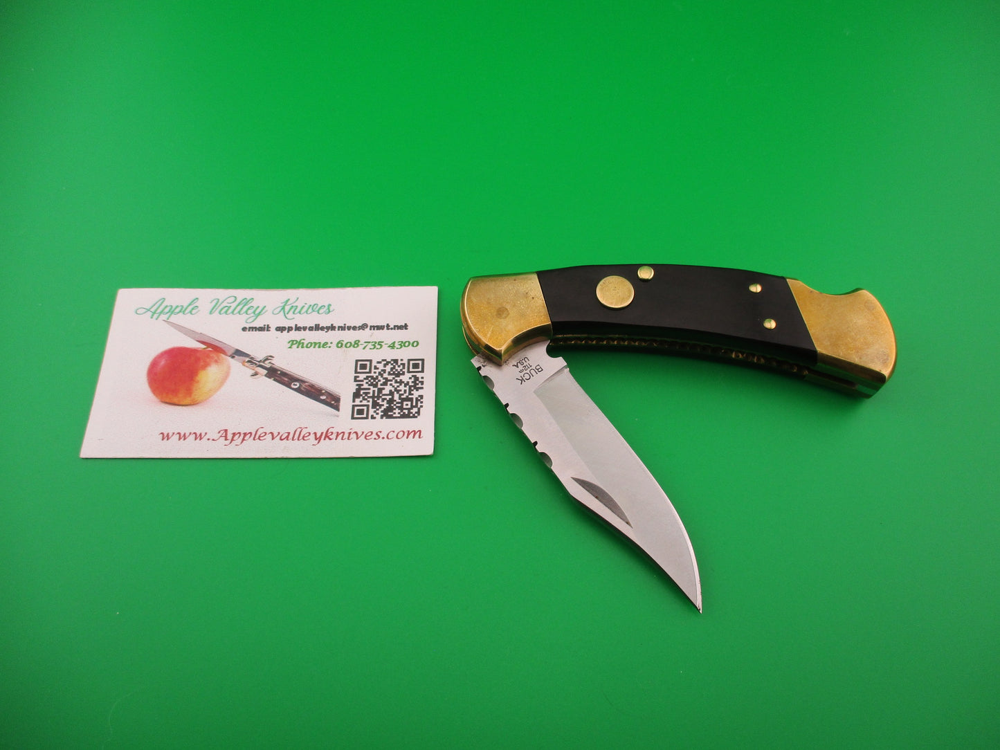 BUCK 112 Converted Automatic Double Action knife w file work & sheath