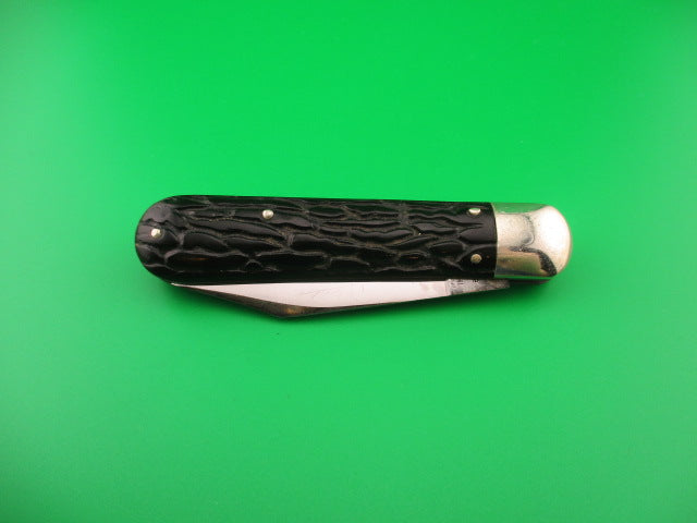 FLYLOCK #12000 Scout Clip blade Antique Automatic knife made in USA