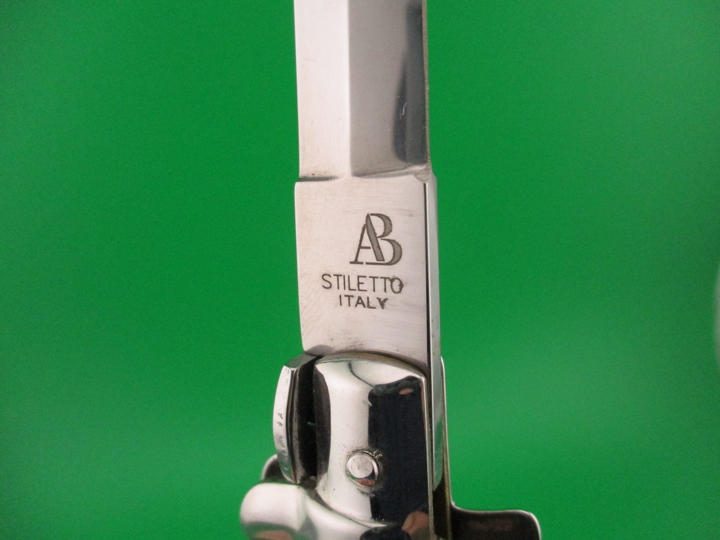 INOX AB STILETTO ITALY 33cm Italian Dagger Swivel bolster vintage automatic knife