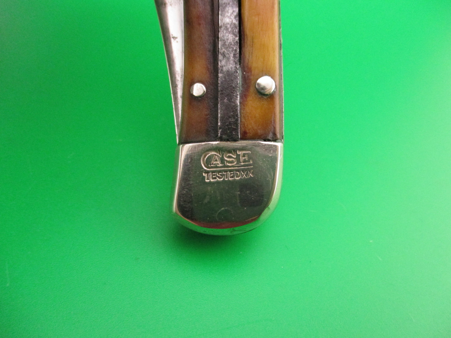 CASE TESTED XX 5161L Lever Stag vintage automatic knife