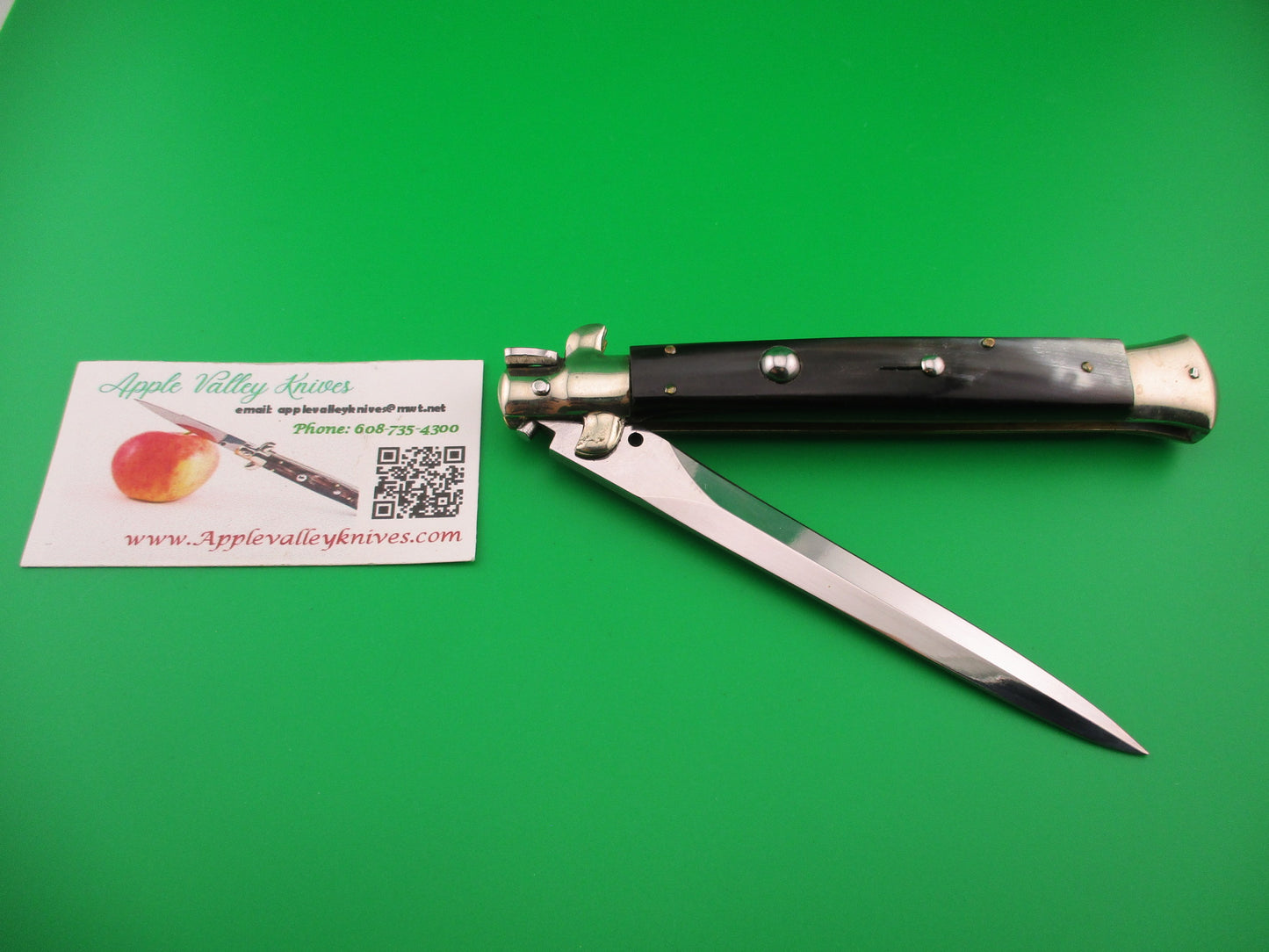 AGA CAMPOLIN 2018 28cm Italian Picklock Dagger Brazilian horn automatic knife