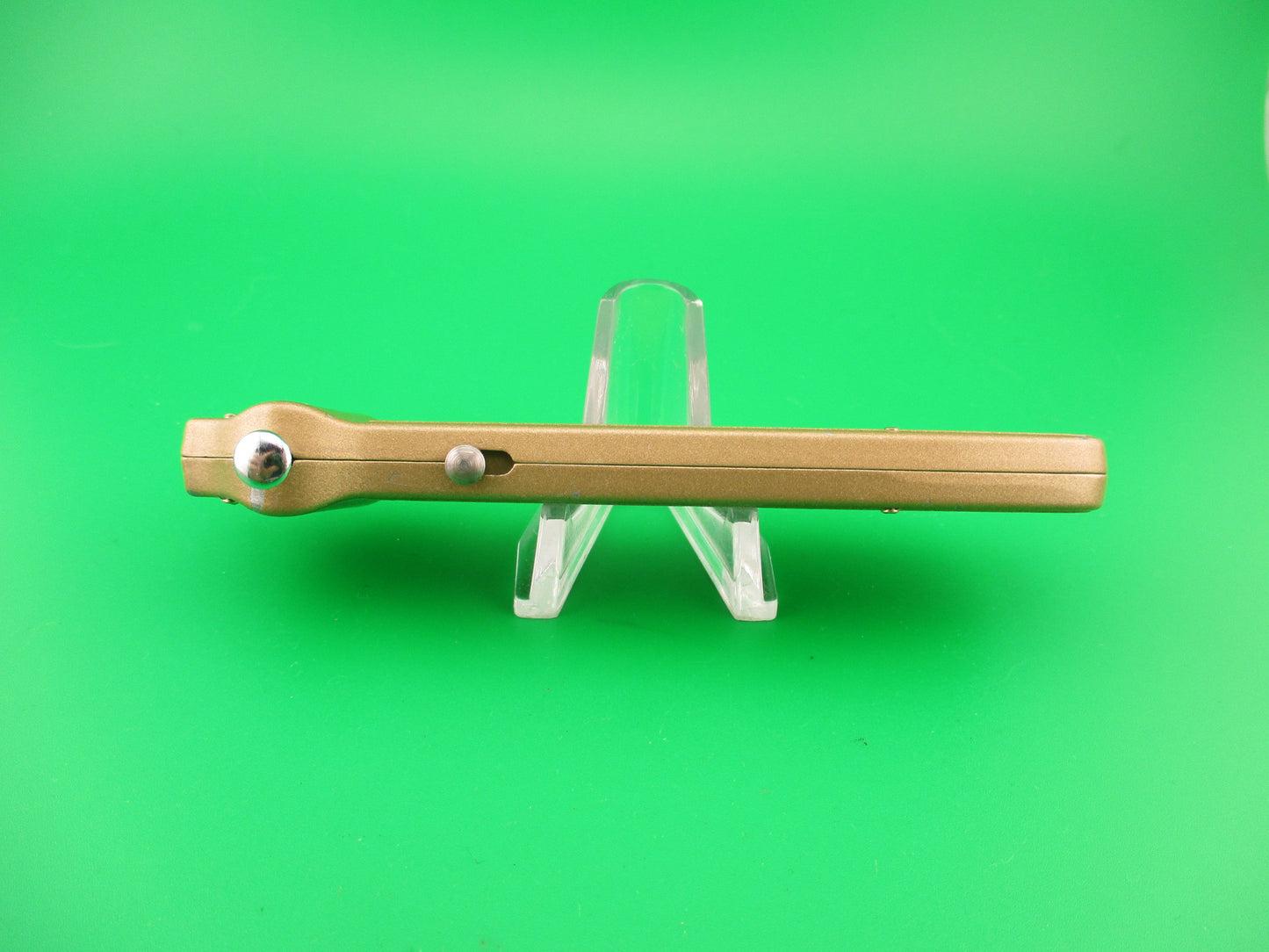 ROB KLAAS Kissing Crane 21cm Trapdoor OTF Gold smaller model automatic knife