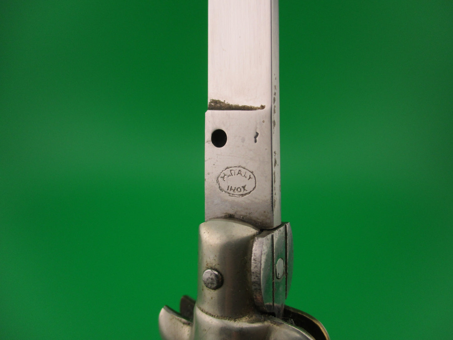 M ITALY INOX 18cm Italian Transitional stiletto 1960s automatic knife