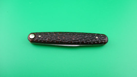 z Press Button Knife Co Medium double bone switchblade knife model 100