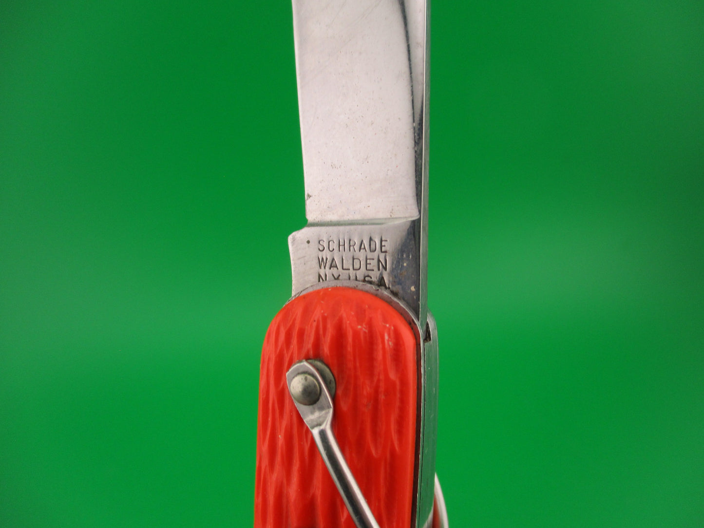 Schrade Walden vintage MC1 Orange military paratrooper switchblade