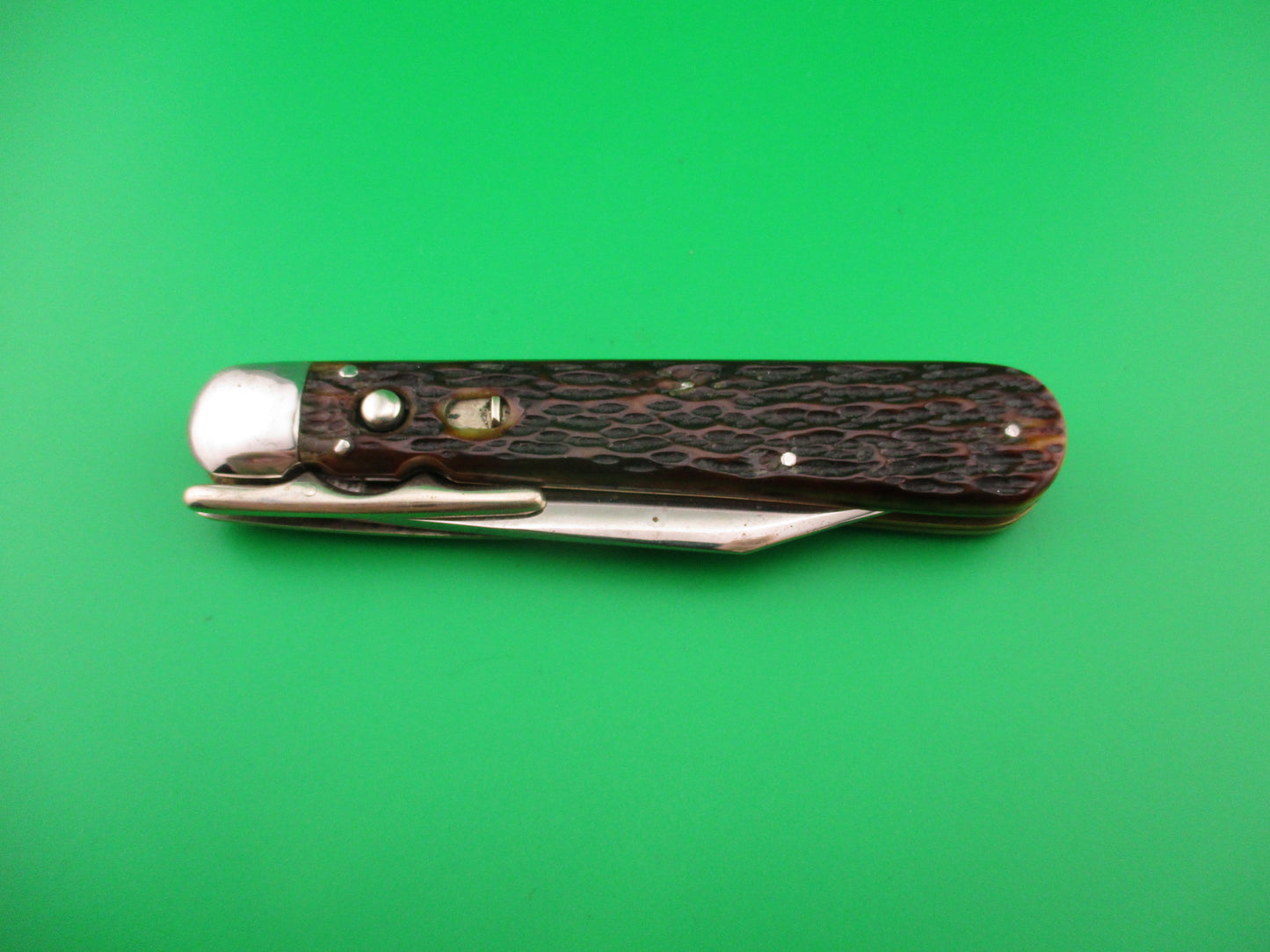 RARE LL BEAN Hunter's Pride folding guard vintage 1939 automatic knife & catalog