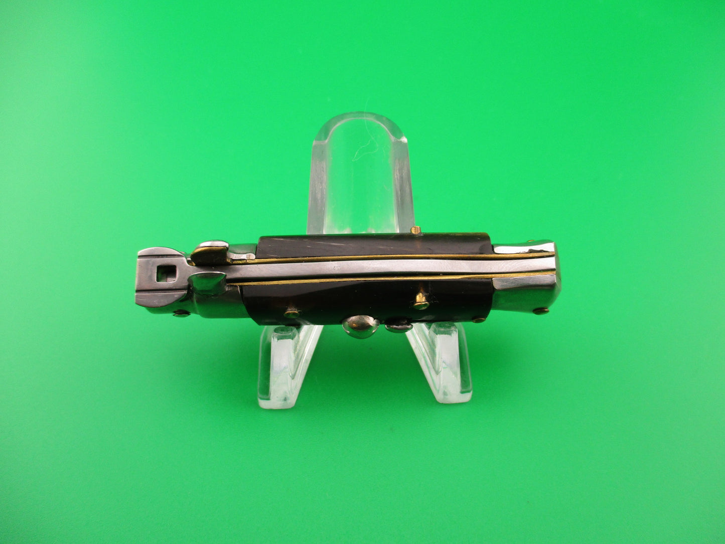 MADE IN ITALY 12cm Italian Swivel bolster Mini Stiletto automatic knife