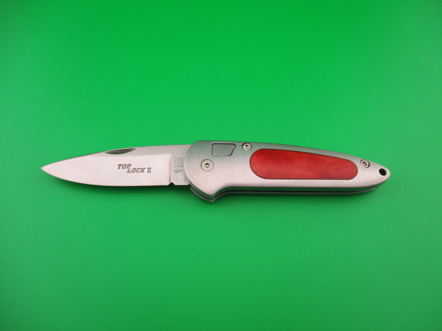 BOKER SOLINGEN GERMANY STAINLESS TOPLOCK II 18cm German Coilspring automatic