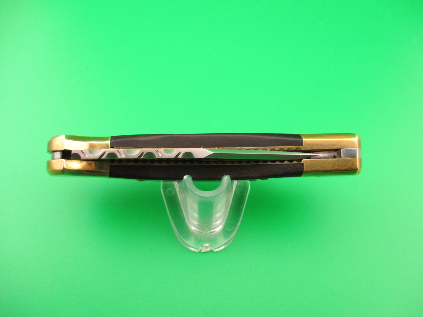 BUCK 112 Converted Automatic Double Action knife w file work & sheath