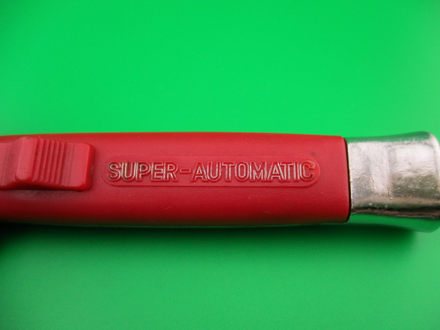BELL STAINLESS 20cm SUPER AUTOMATIC Red OTF DA switchblade knife