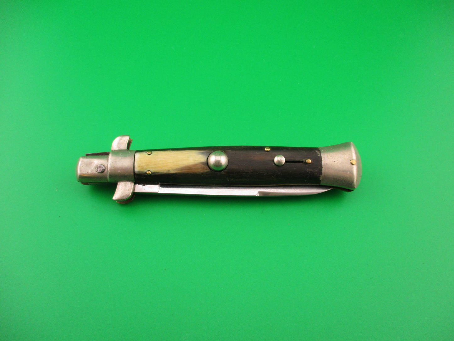 Rostfrei (slant) 19cm Italian BoBc Vintage Swedge Horn automatic knife