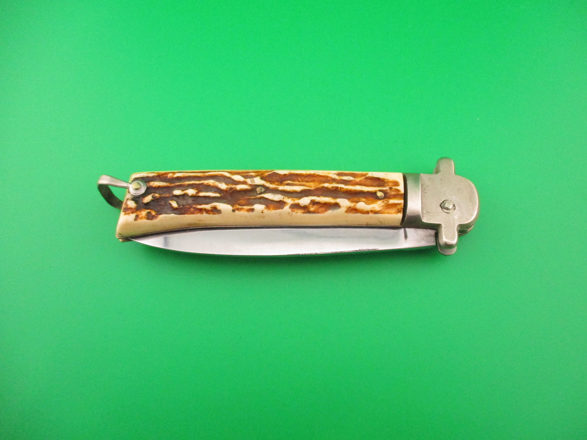 MAKINOX 24cm French Derby Lever Imitation Stag vintage automatic knife