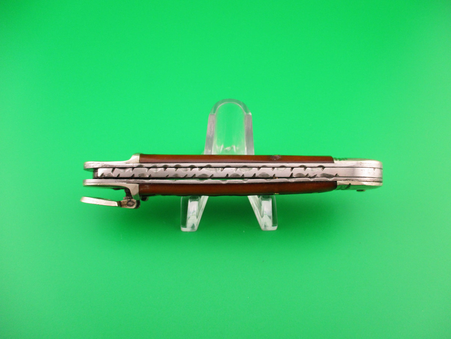 RC 10cm German Lever jigged bone SPRINGER automatic knife with file work