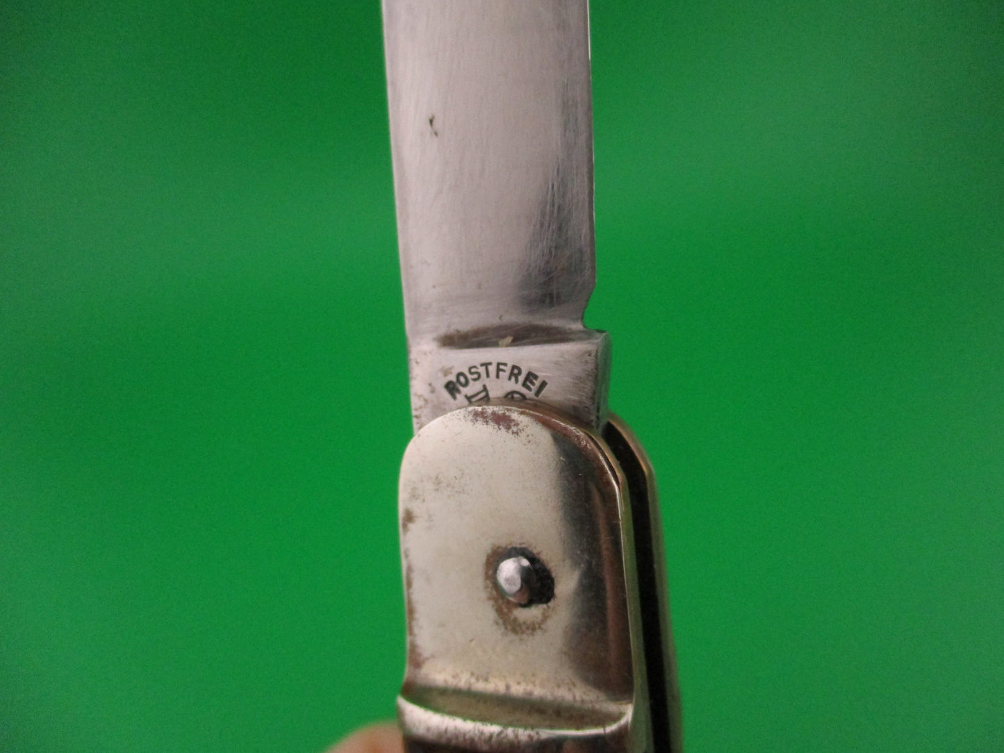 Bonsa 10cm German SPRINGER Lever Stag Vintage automatic knife
