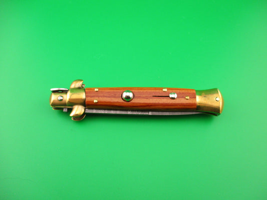 AB ITALY 23cm Italian Damascus Dagger Stiletto switchblade knife