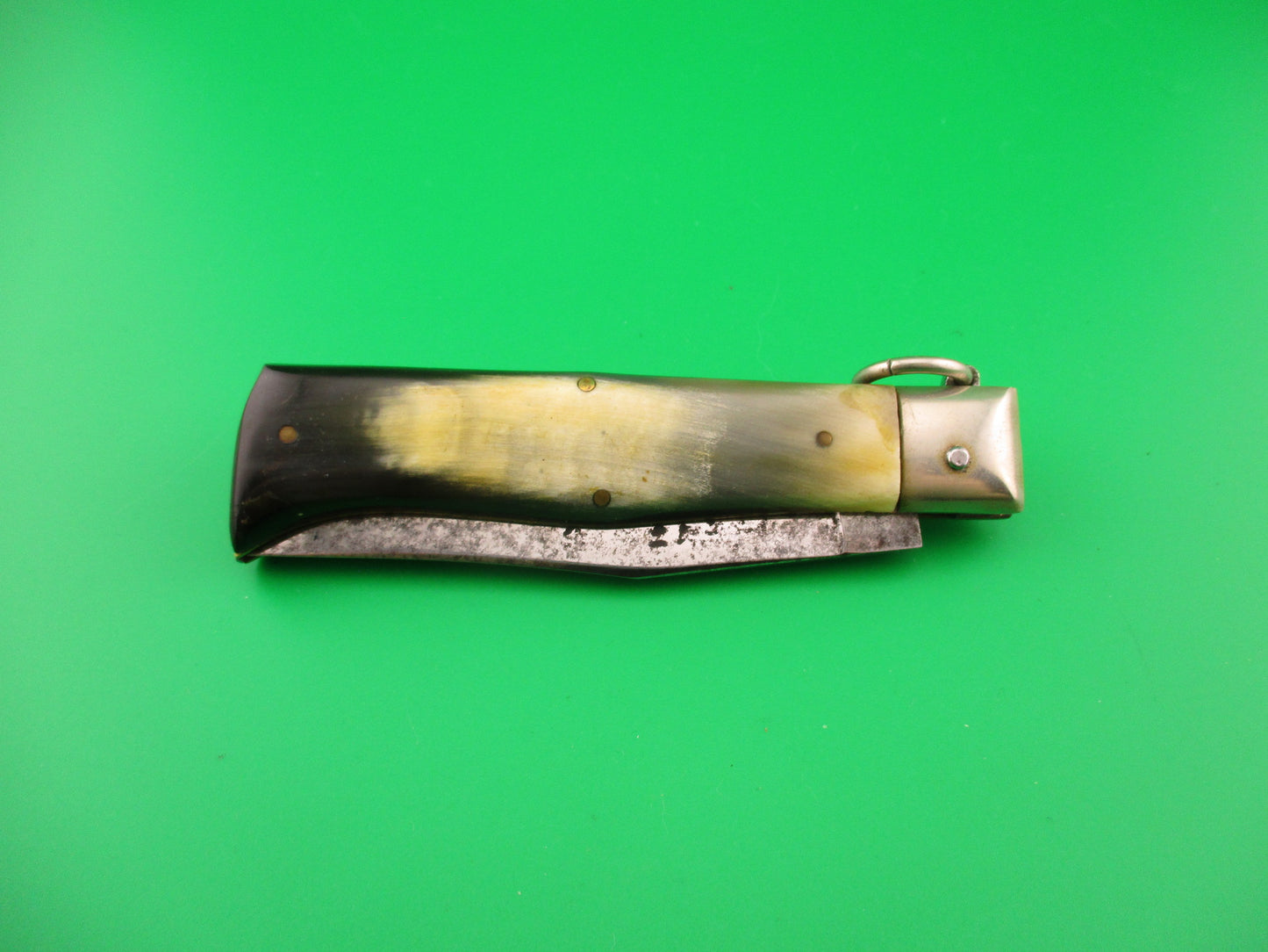 B SVOBODY 20cm Italian Ring Pull Hunter vintage automatic knife