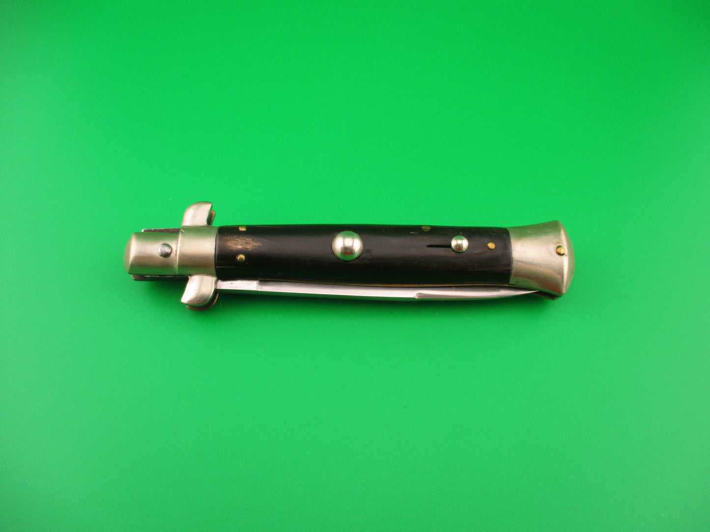 Rostfrei (slant) PATENT 20cm Italian Vintage BoBc Black automatic knife