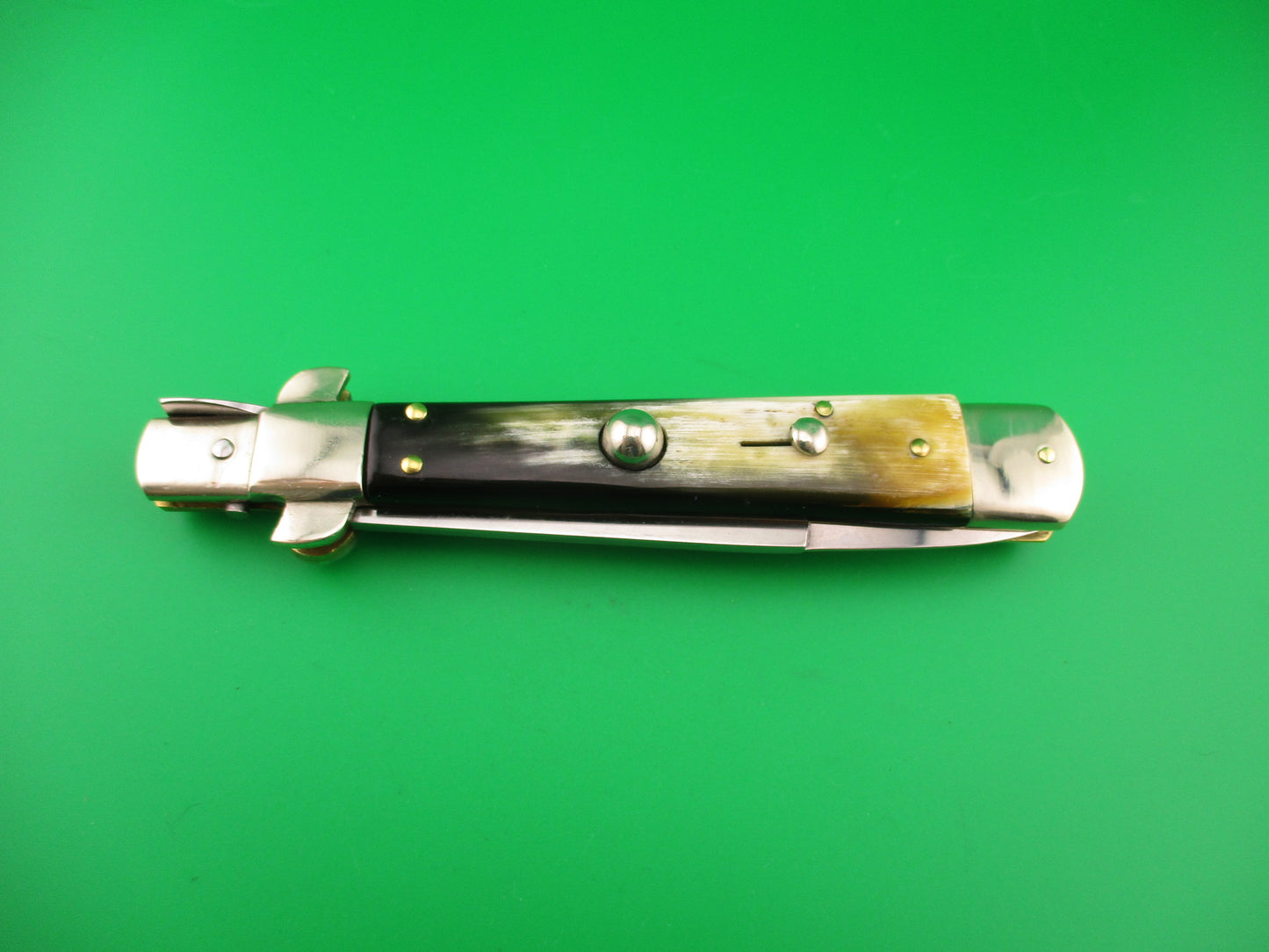RENZO PASCOTTO 28cm Frosolone Style picklock Brazilian horn automatic knife