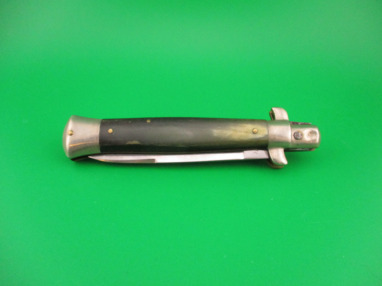 Rostfrei (slant) 19cm Italian BoBc Vintage Swedge Horn automatic knife