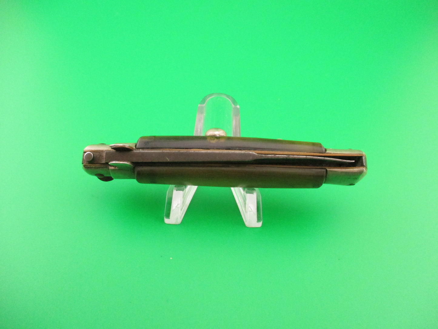 Vintage Sterile 18cm Italian Flat Guard Picklock 1940s Offset safety Rare automatic knife