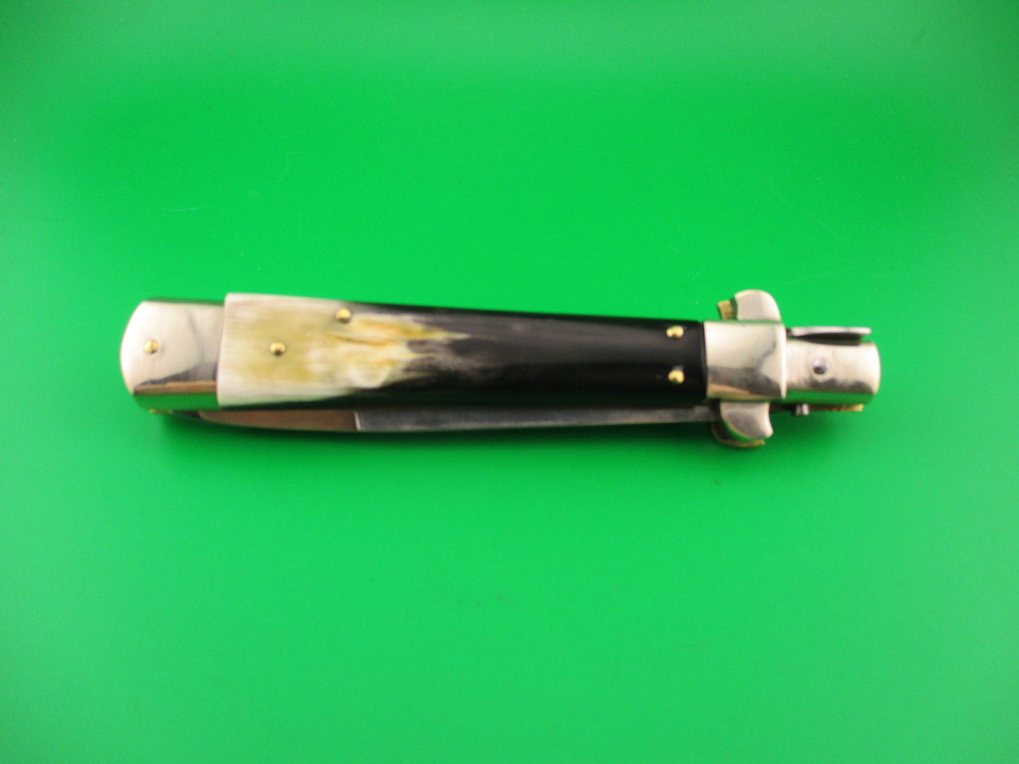 RENZO PASCOTTO 28cm Frosolone Style picklock Brazilian horn automatic knife