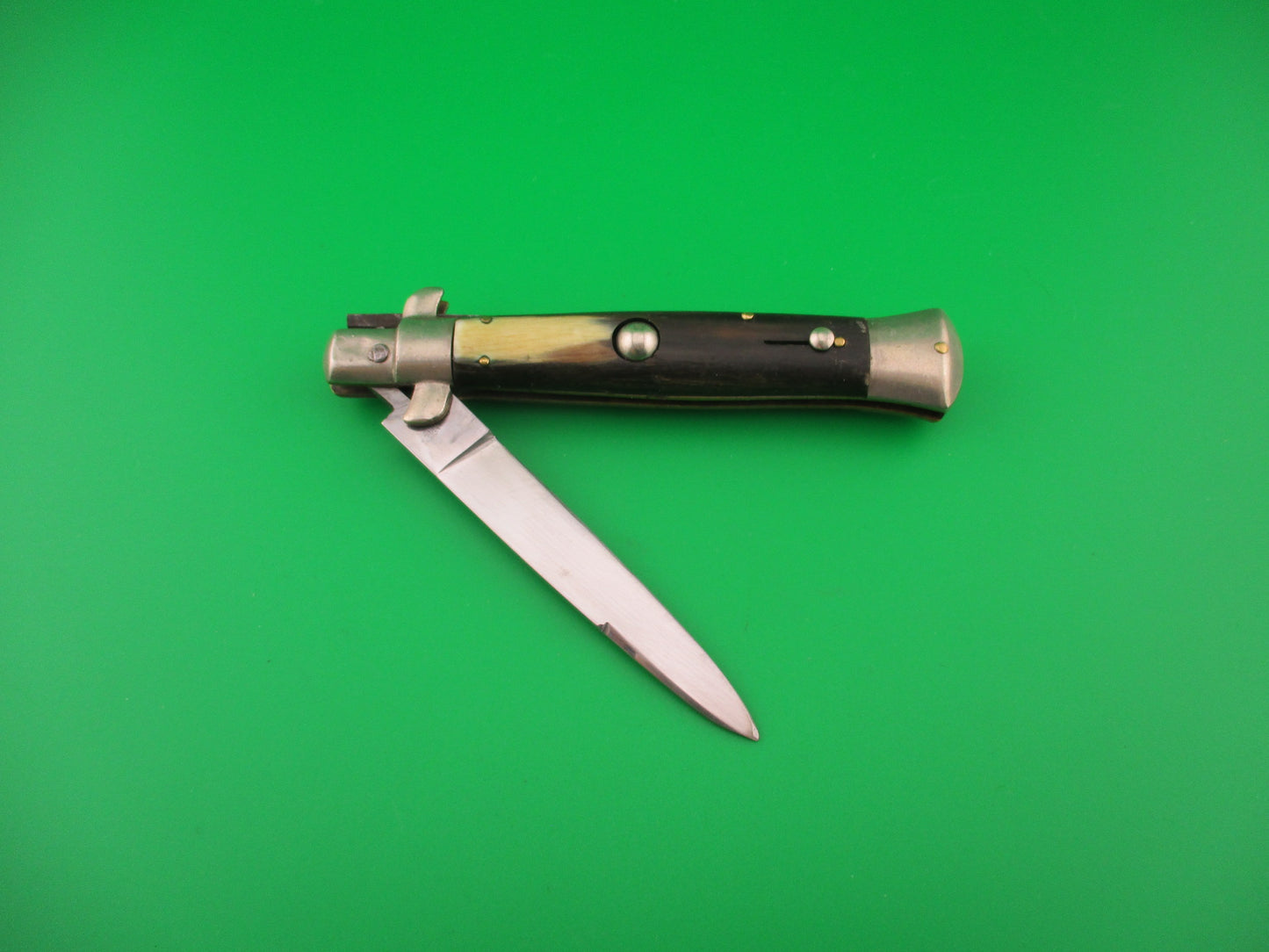 Rostfrei (slant) 19cm Italian BoBc Vintage Swedge Horn automatic knife