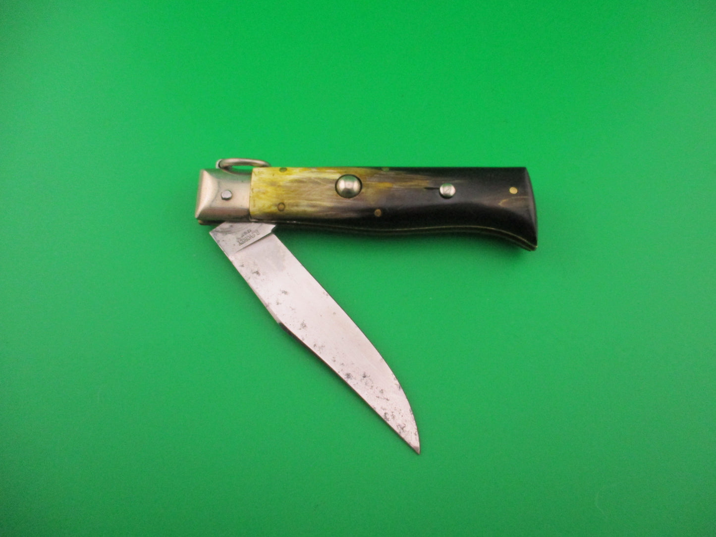 B SVOBODY 20cm Italian Ring Pull Hunter vintage automatic knife
