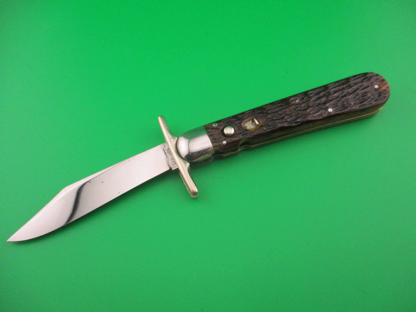 RARE LL BEAN Hunter's Pride folding guard vintage 1939 automatic knife & catalog