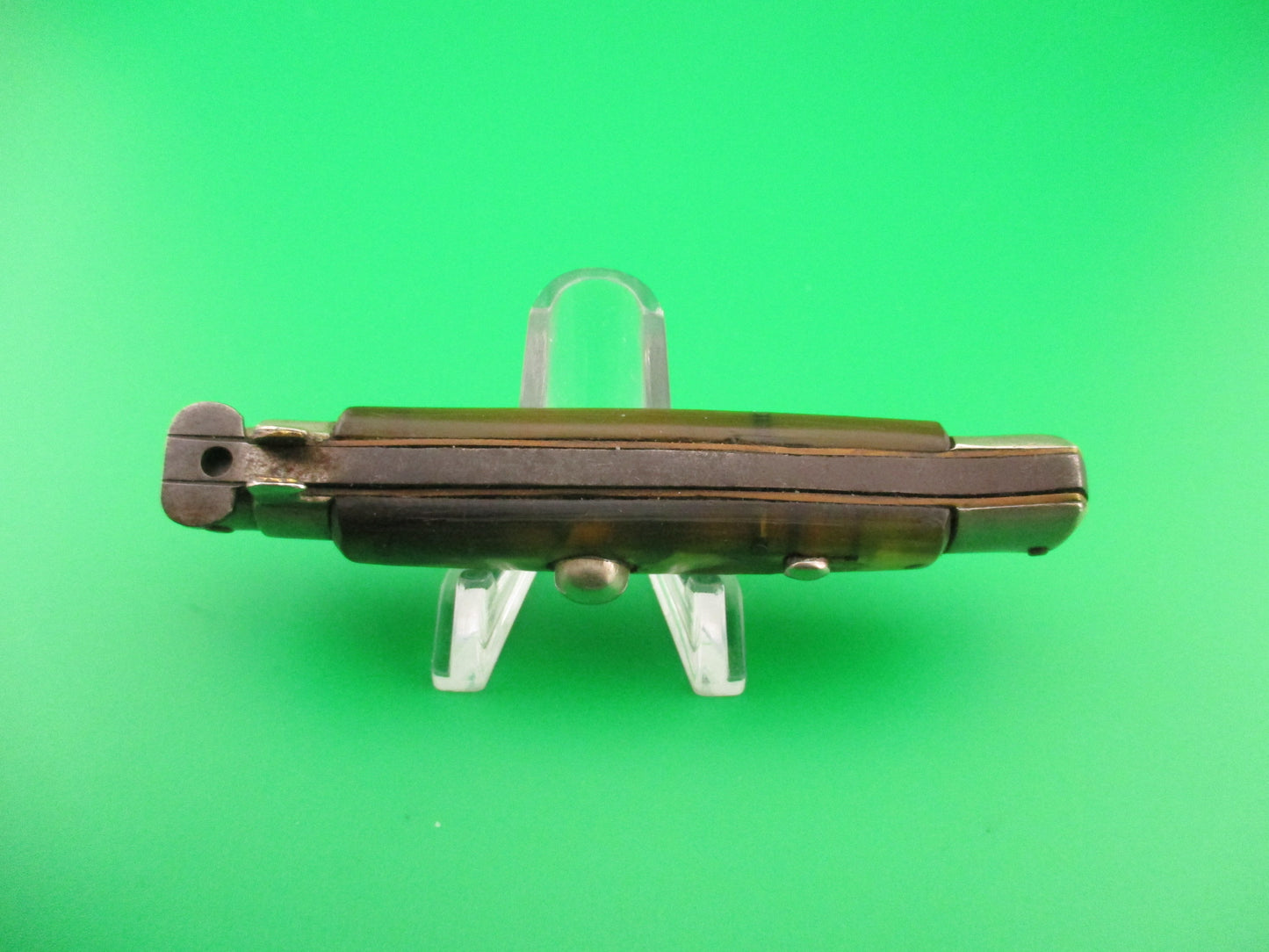 Vintage Sterile 18cm Italian Flat Guard Picklock 1940s Offset safety Rare automatic knife