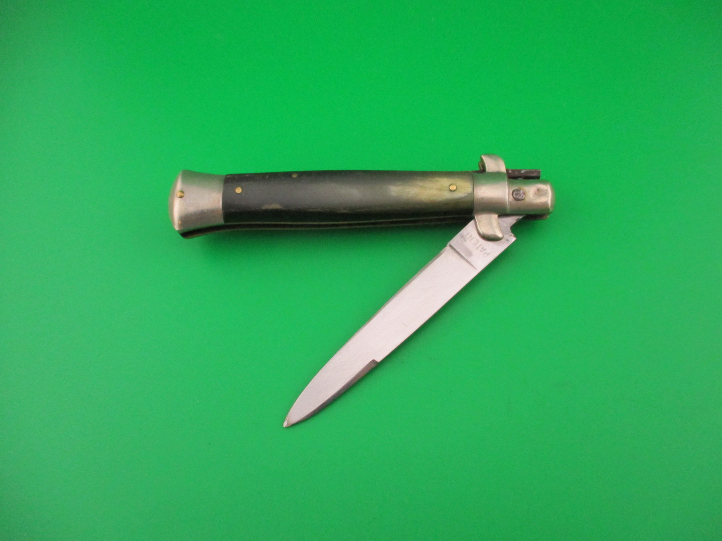 Rostfrei (slant) 19cm Italian BoBc Vintage Swedge Horn automatic knife