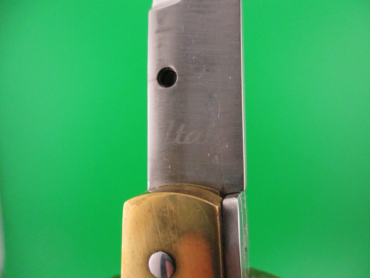 Italy 34cm Italian swivel bolster Customized Dagger Skull button automatic knife