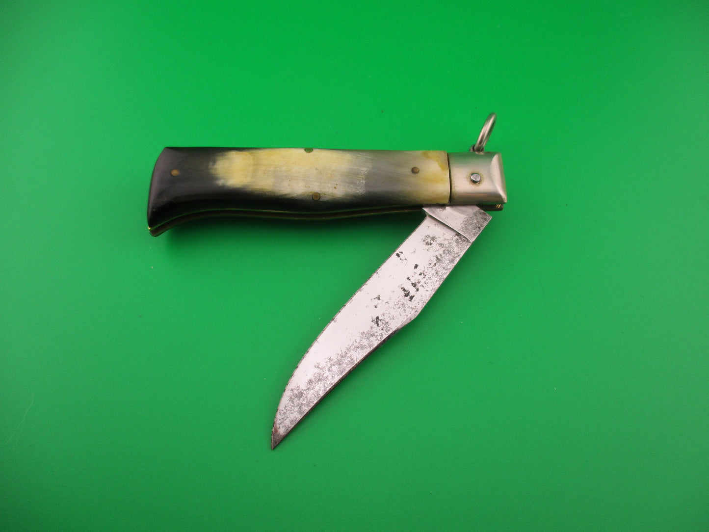 B SVOBODY 20cm Italian Ring Pull Hunter vintage automatic knife