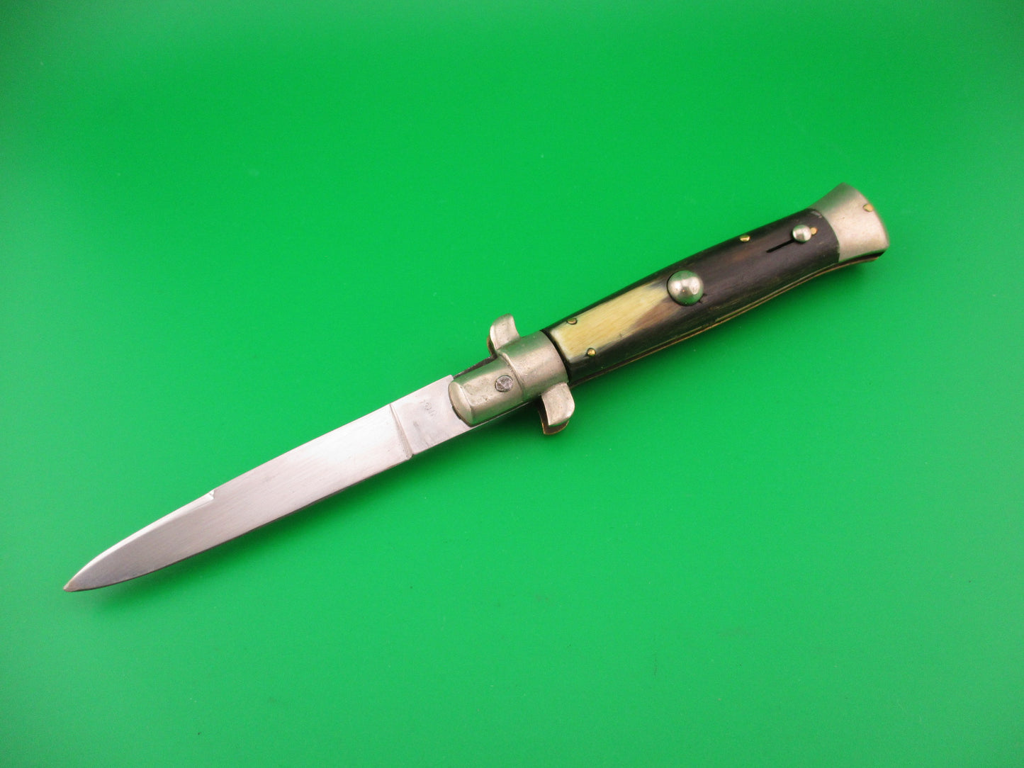 Rostfrei (slant) 19cm Italian BoBc Vintage Swedge Horn automatic knife