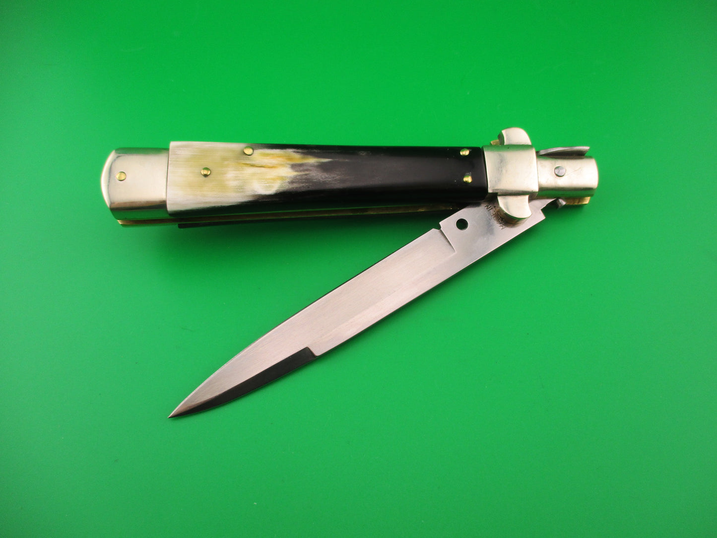 RENZO PASCOTTO 28cm Frosolone Style picklock Brazilian horn automatic knife