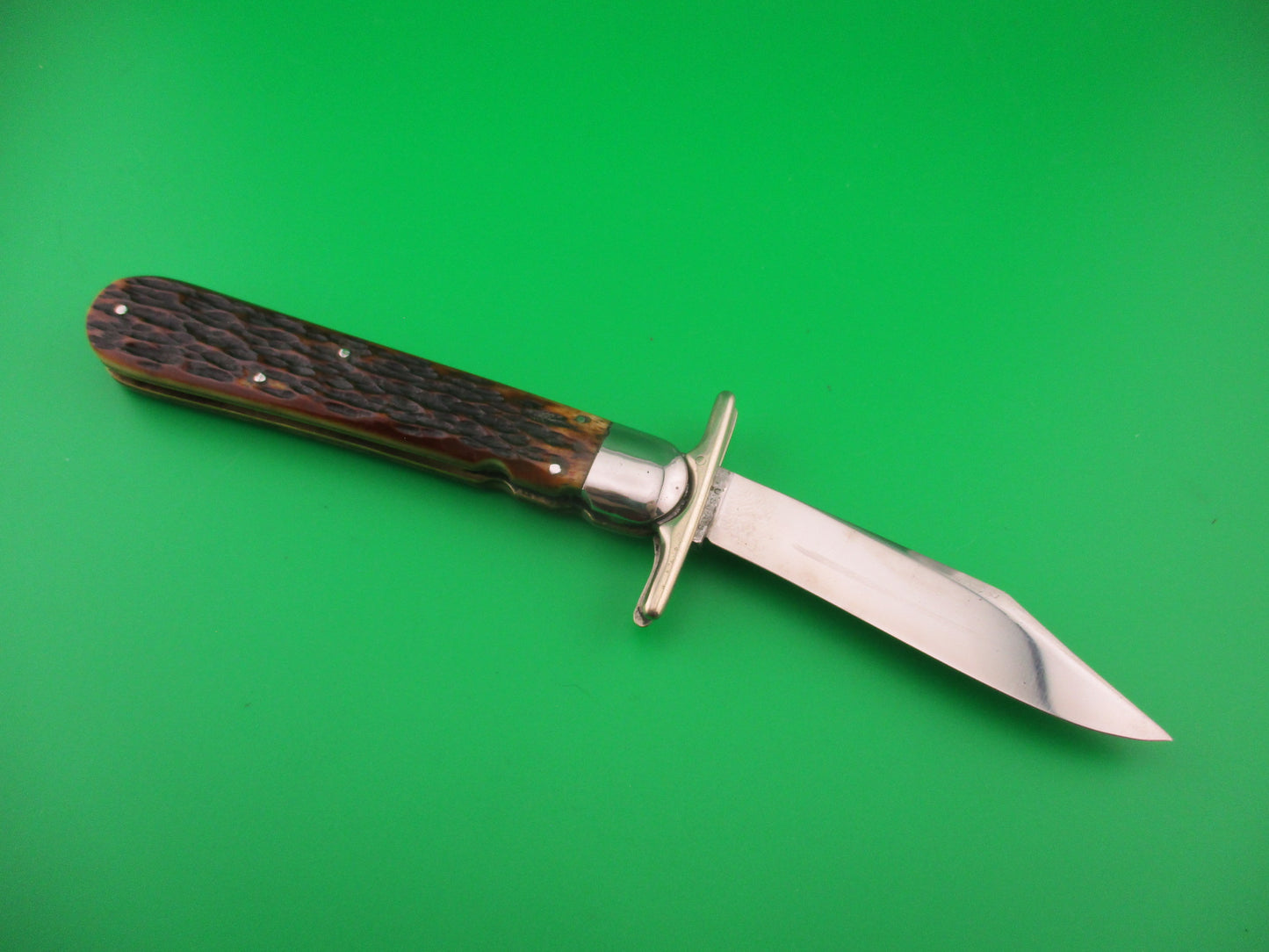 RARE LL BEAN Hunter's Pride folding guard vintage 1939 automatic knife & catalog