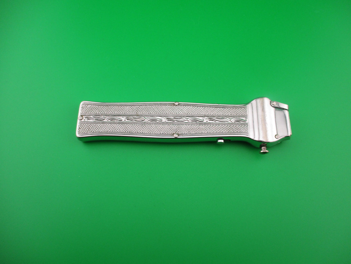 BONSA SOLINGEN D.B.G.M ROSTFREI 23cm German OTF Automatic Trapdoor knife all metal