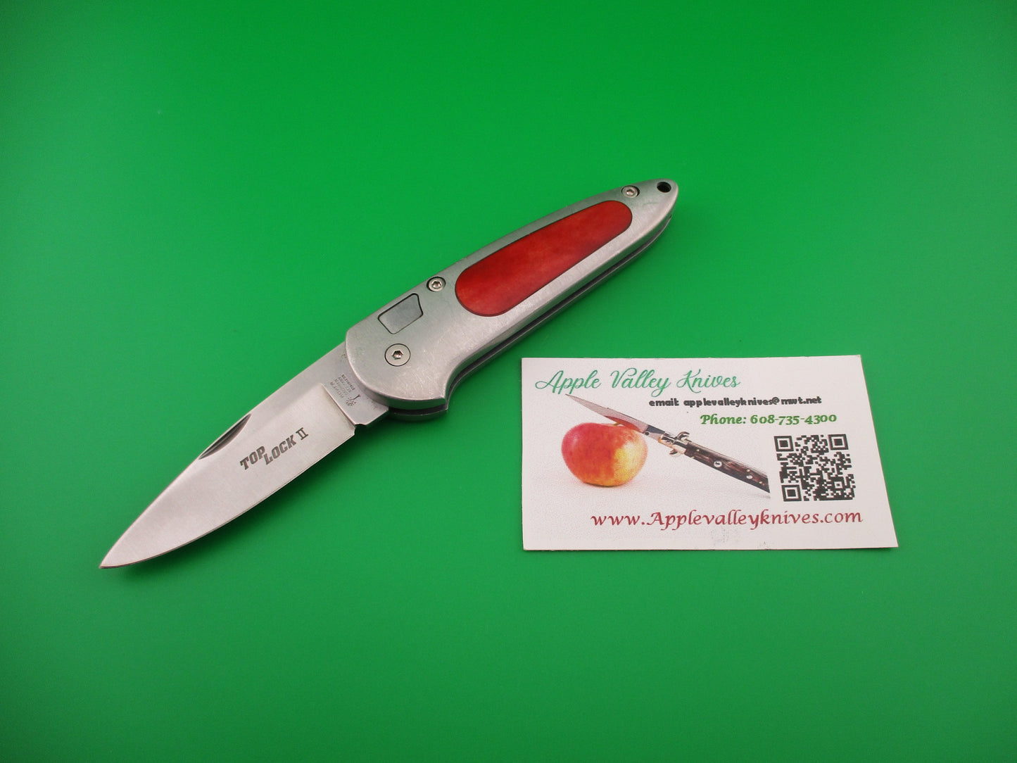 BOKER SOLINGEN GERMANY STAINLESS TOPLOCK II 18cm German Coilspring automatic